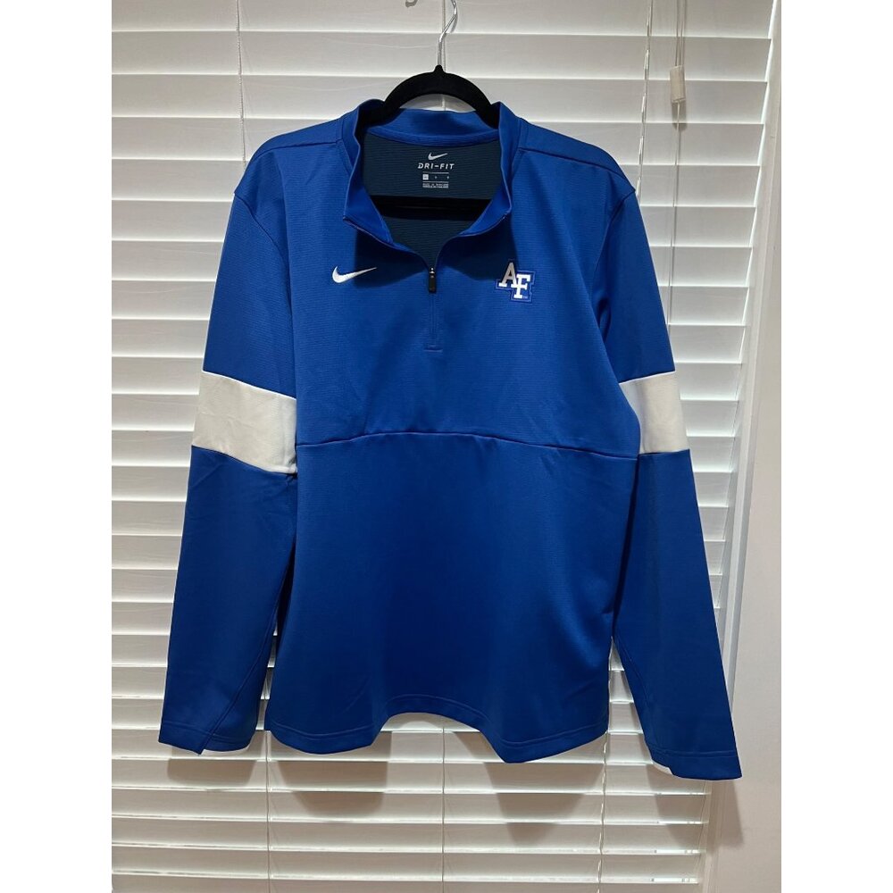 Nike‎ Air Force Falcons1/4 Zip Pullover - Size L